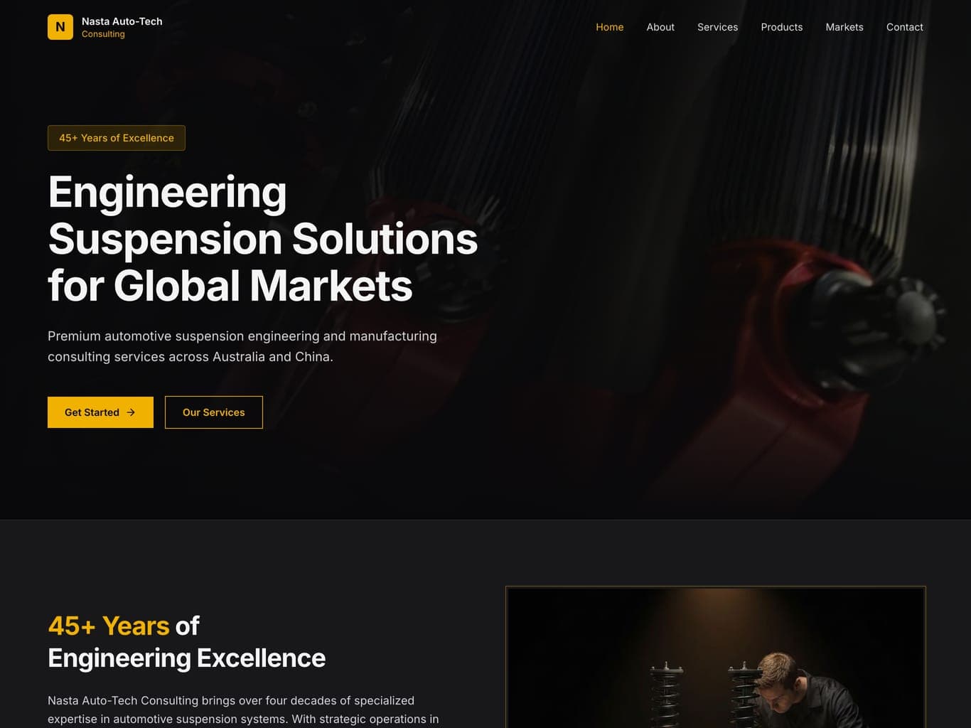Nasta Auto-Tech website